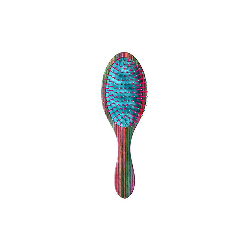 Bifull Brosse Bois Rayé violet Ovale Bifull Brosse Bois Rayé violet Ovale