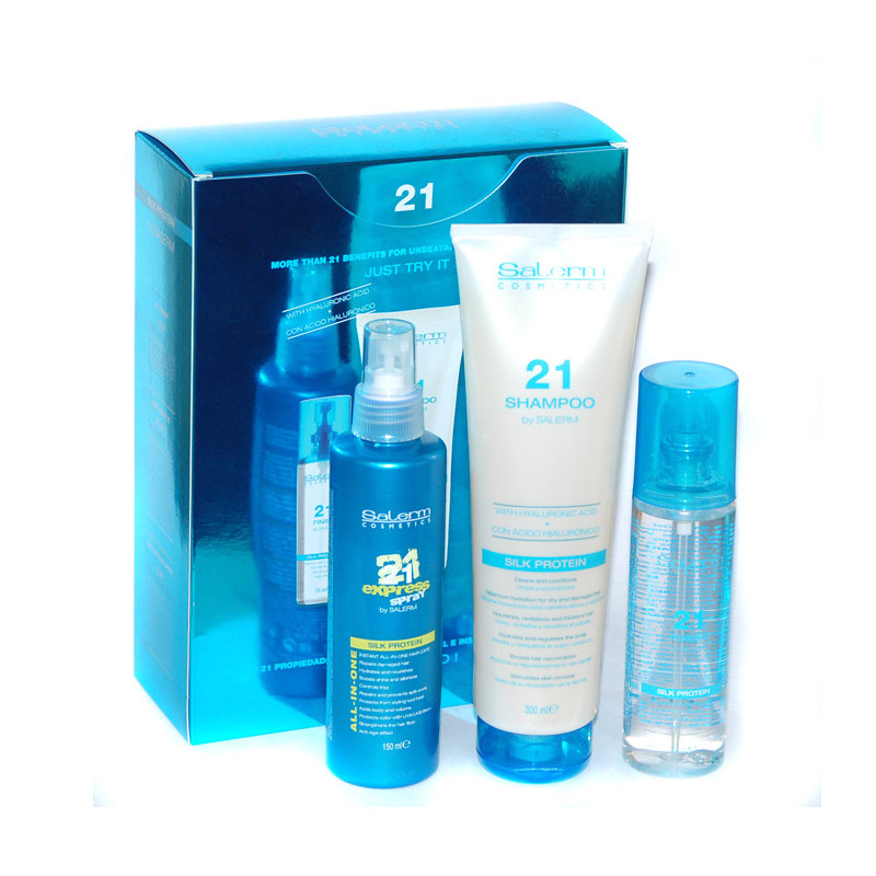 Salerm 21 Pack Silk Protein 3 Produits Salerm 21 Pack Silk Protein 3 Produits