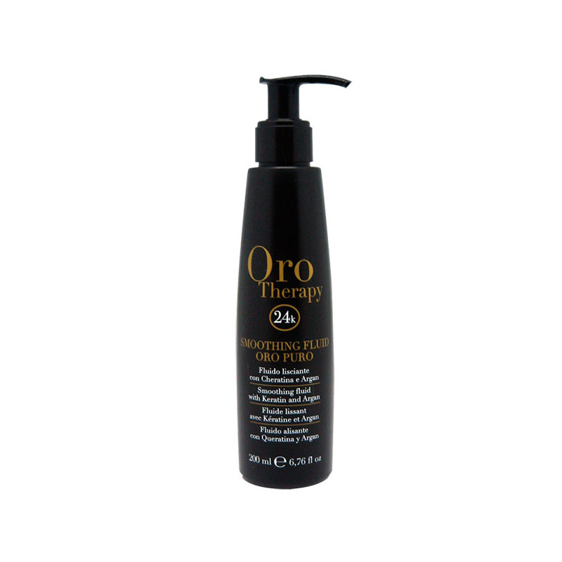 Fanola Oro Therapy 24K Fluide Lissant avec Kératine et Argan (200ml) Fanola Oro Therapy 24K Fluide Lissant avec Kératine et Argan (200ml)