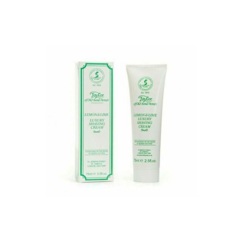 Taylor of Old Bond Street Crème à Raser Citron/Citron Vert tube (75ml) Taylor of Old Bond Street Crème à Raser Citron/Citron Vert tube (75ml)