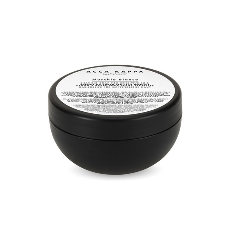 Acca Kappa Savon de rasage Mousse blanche Sensible Skin (200gr) Acca Kappa Savon de rasage Mousse blanche Sensible Skin (200gr)