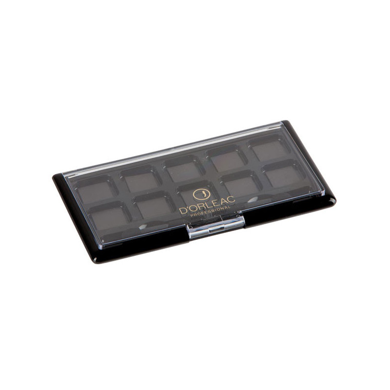 D'Orleac Palette vide pour 10 ombres à paupières D'Orleac Palette vide pour 10 ombres à paupières