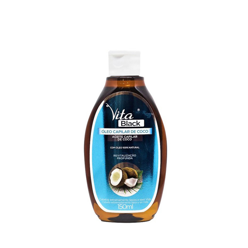 VitaBlack Huile de Coco Huile 100% Naturelle (150ml) VitaBlack Huile de Coco Huile 100% Naturelle (150ml)
