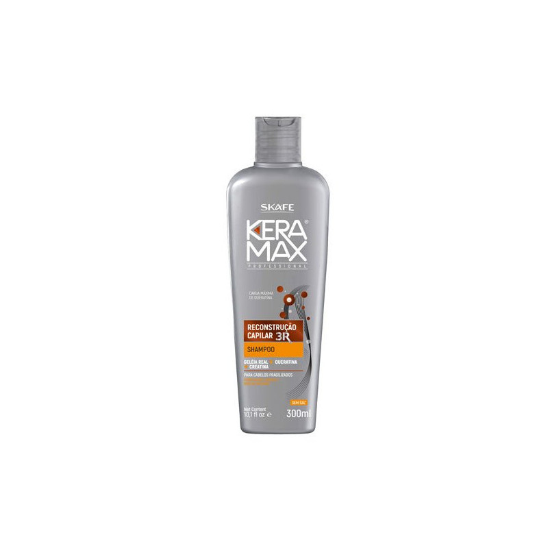 Skafe Keramax Reconstruction Capillaire Shampooing Sans sel (300ml) Skafe Keramax Reconstruction Capillaire Shampooing Sans sel (300ml)
