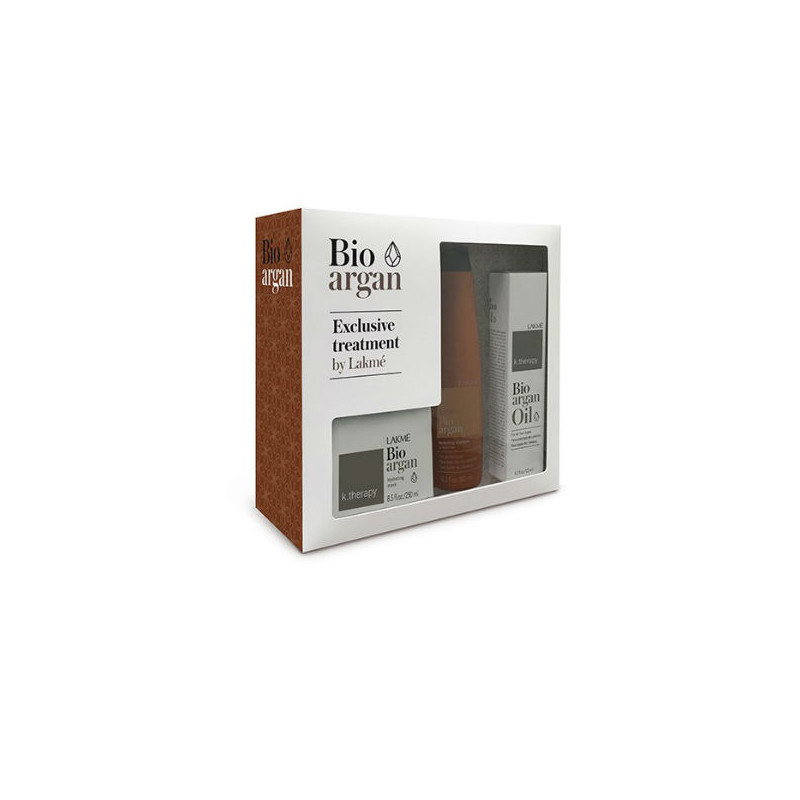 Lakme K.Therapy Bio Argan Pack 3 Produits Lakme K.Therapy Bio Argan Pack 3 Produits