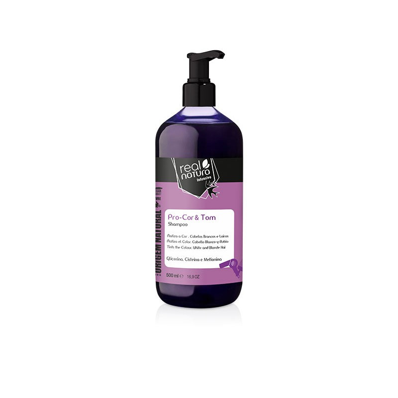 Real Natura Pro-Cor & Tom Shampooing Sans Sel (500ml) Real Natura Pro-Cor & Tom Shampooing Sans Sel (500ml)