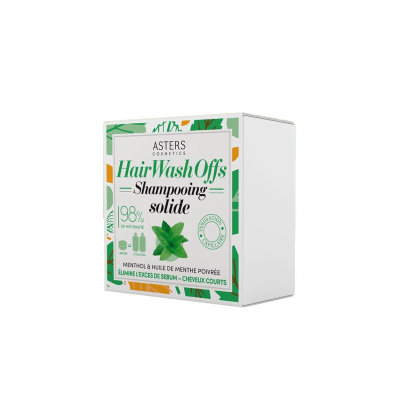 Asters Cosmetics Shampooin Solide Menthol & Huile de Menthe Poivrée (100gr)