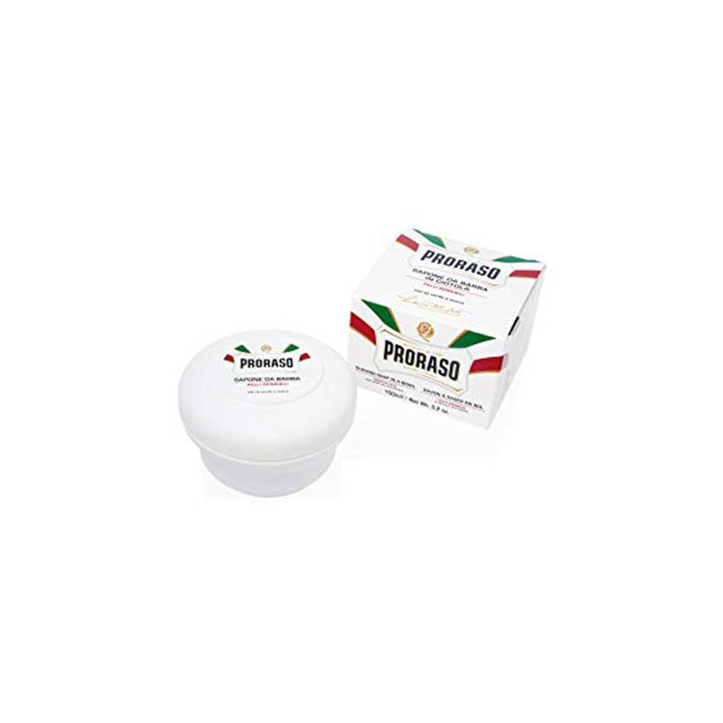 Proraso Ligne Blanc Savon de Rasage The Vert/Avena (150ml) Proraso Ligne Blanc Savon de Rasage The Vert/Avena (150ml)